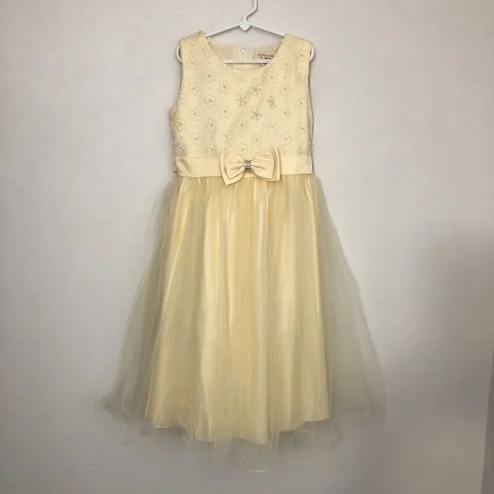 Richie House Size 10 Lovely Yellow Dress!